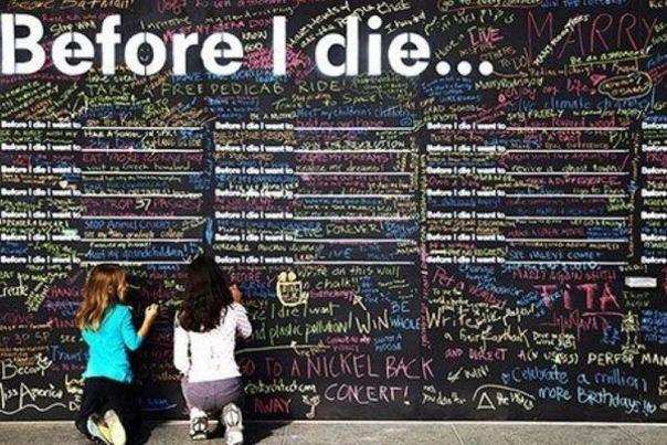 Before I Die Wall