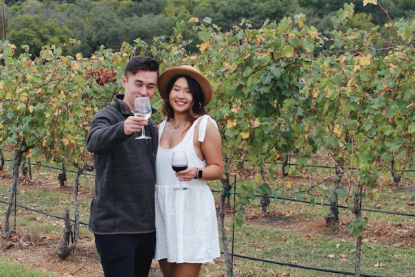 Couple at Winery
