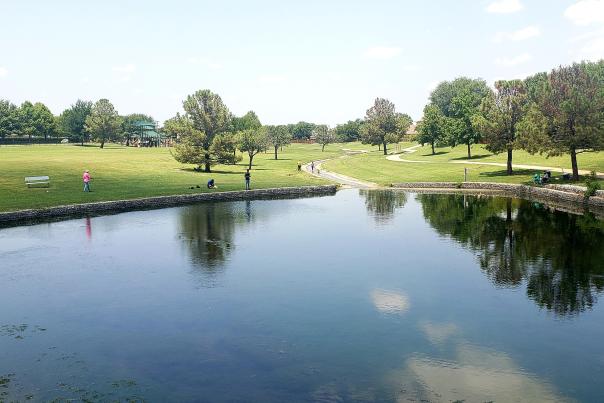 Fishing at Katherine B. Winnefred Park in McKinney