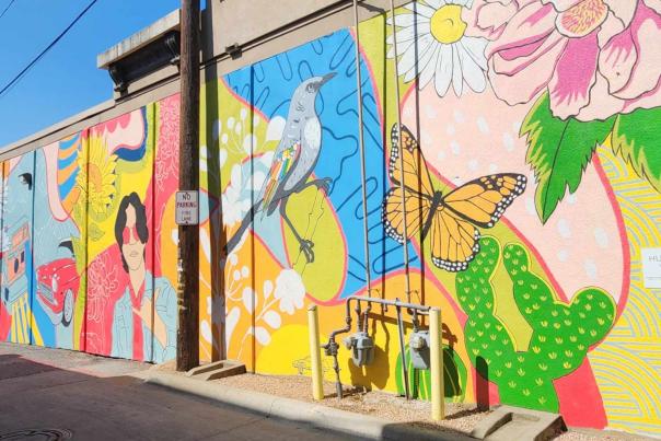 Andrea Holmes mural dedicated to Hunter Haney