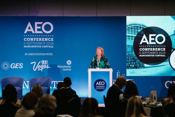 AEO Conference 2024 stage