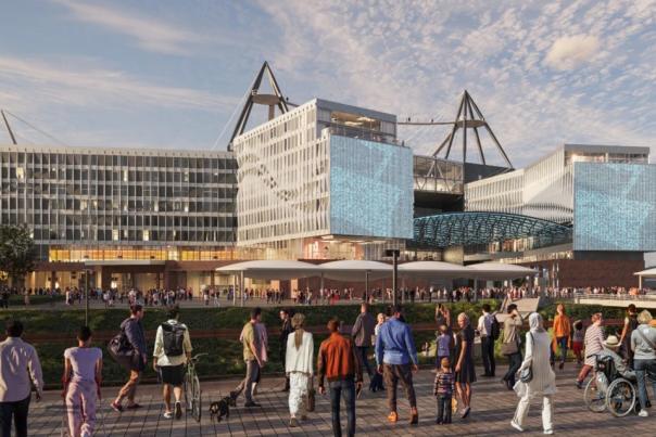 Artists impression of The Medlock at Man City