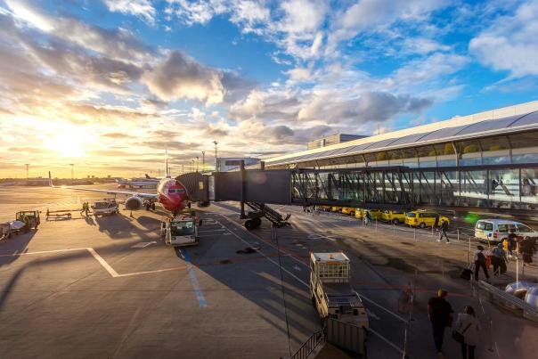 Airport on tarmac