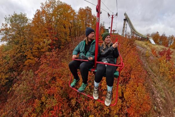Fall Chairlift - Copper Peak
