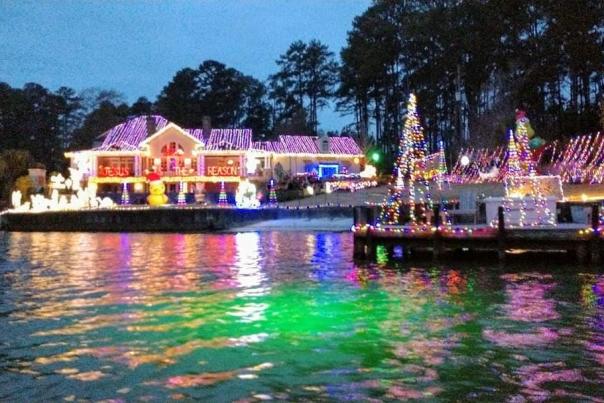 Lake Sinclair Christmas Lights