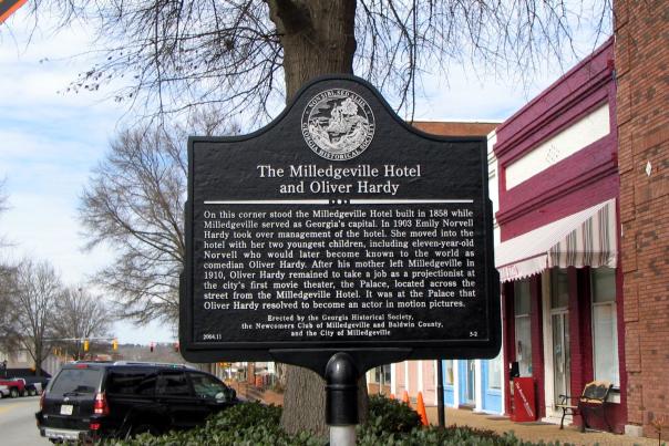 Oliver Hardy Hotel Marker