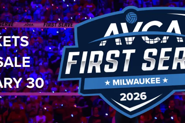 AVCA First Serve Banner