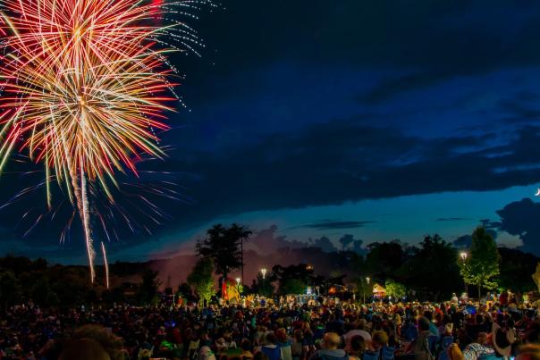 July 4th fireworks in Wauwatosa