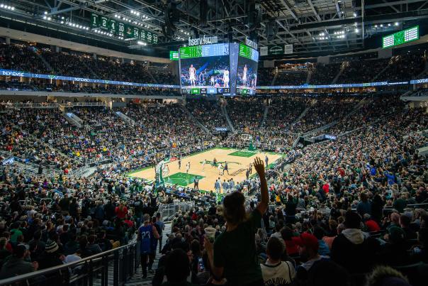 Bucks Play at Fiserv Forum