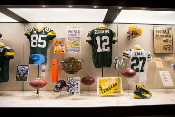 Green Bay Packers Hall of Fame Display