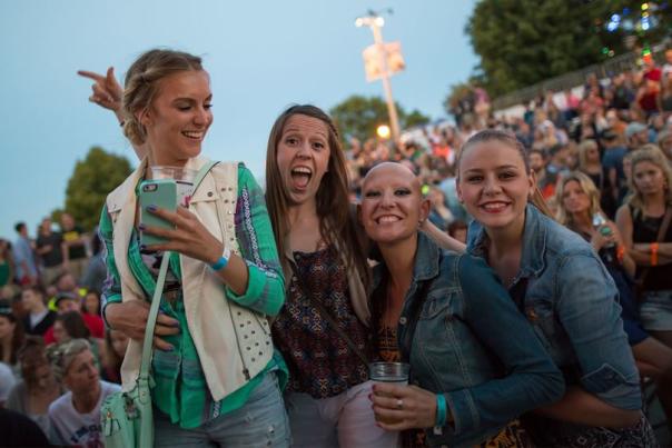 Summerfest Girls Celebrating