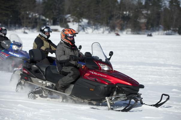 snowmobiling
