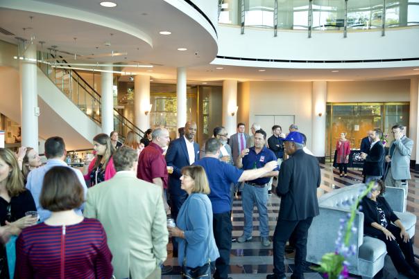 Group of people interacting