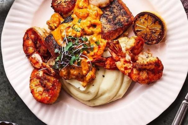 Shrimp dinner