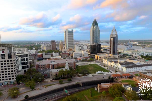 the mobile alabama skyline