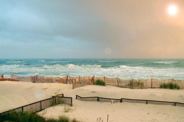 sunset at the beach