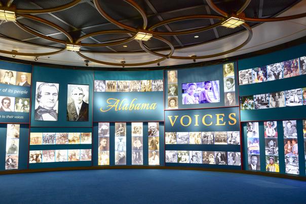 Alabama Voices Wall at Alabama Archives Building