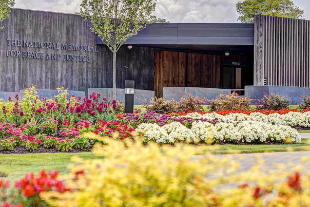 The National Memorial for Peace & Justice flowers