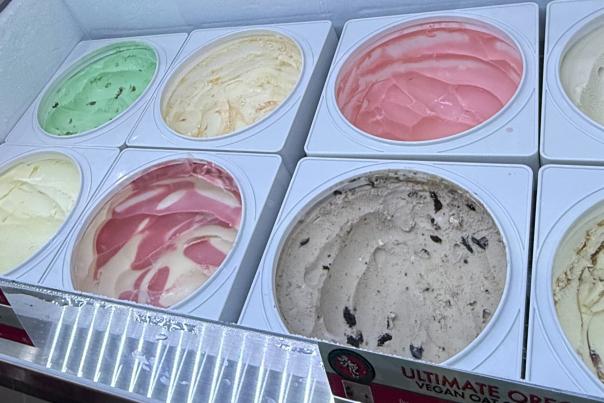 ice cream at JM & L Creamery