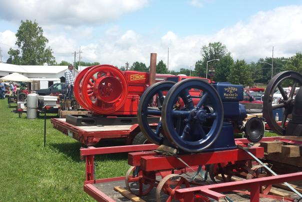 Steam engines at the Morgan County Antique Machinery Show