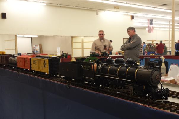 Large Train layout at the Martinsville Train Show