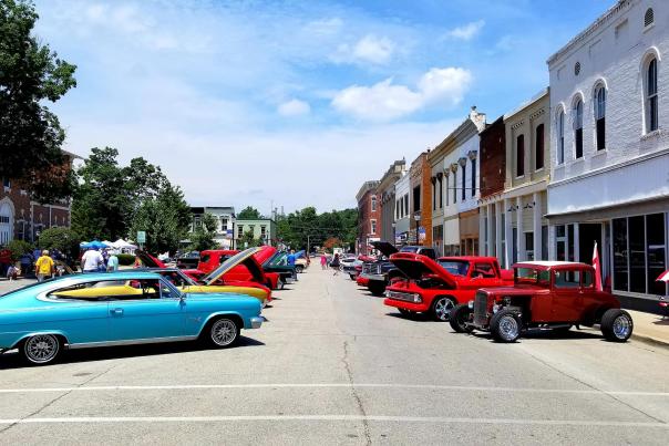The Artie Fest Car Show features a wide variety of classic cars and trucks to enjoy!