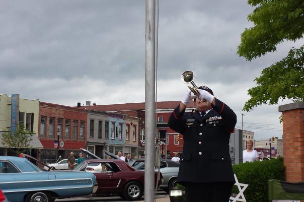 Taps on the Square during a car show