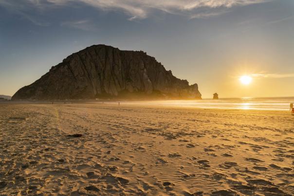 1 - Morro Rock and Beach Sunset