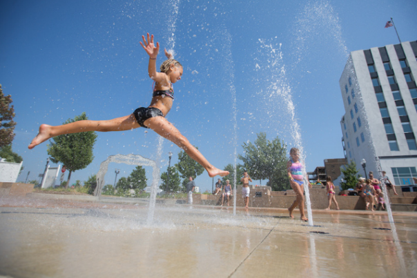 Downtown Muskegon Splash Pad