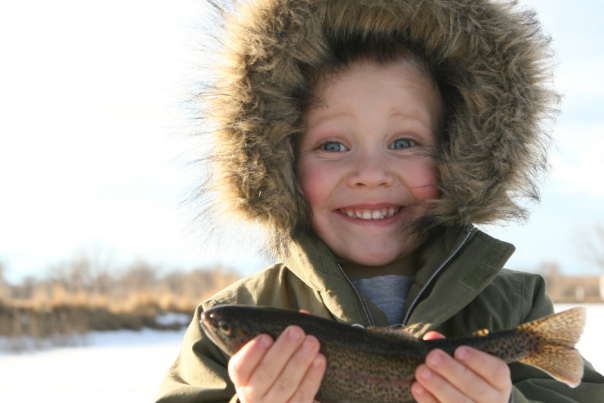 Winter Fishing for Blog