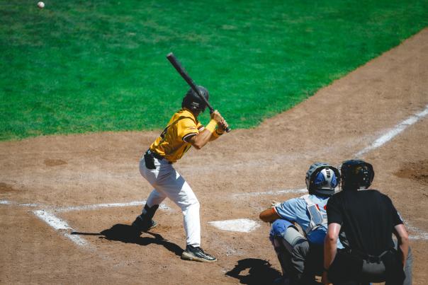 Nanaimo nightowls player gets ready to hit the ball.