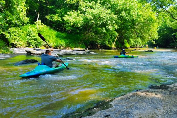 kayaking