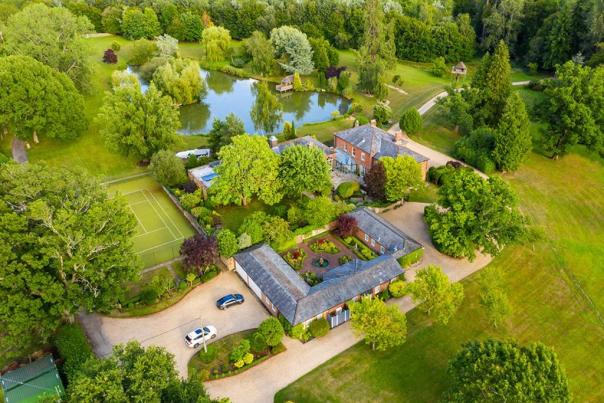 Cadnam Lodge Estate Drone Shot