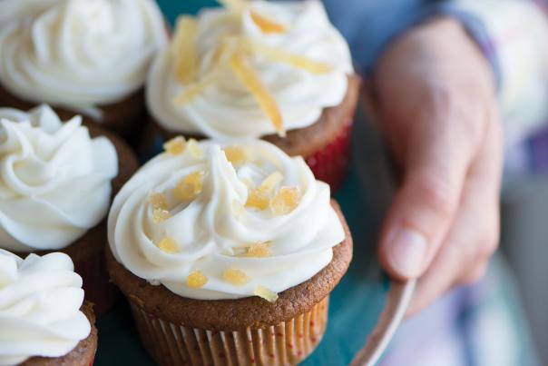 Susan G. Purdy's ginger-infused cupcakes