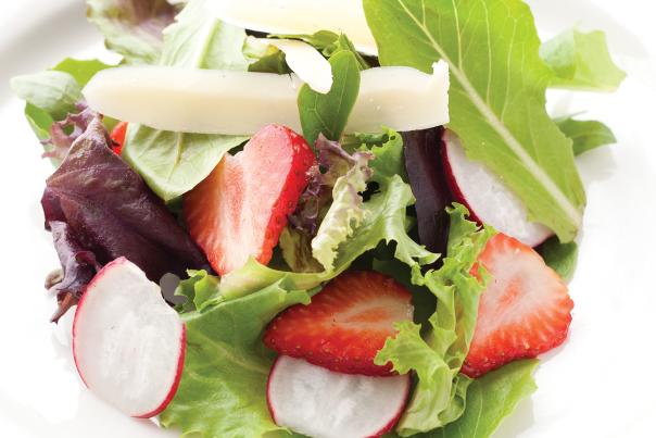 Spring Salad with Raspberry Dressing