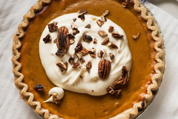 Apple Butter Pumpkin Pie