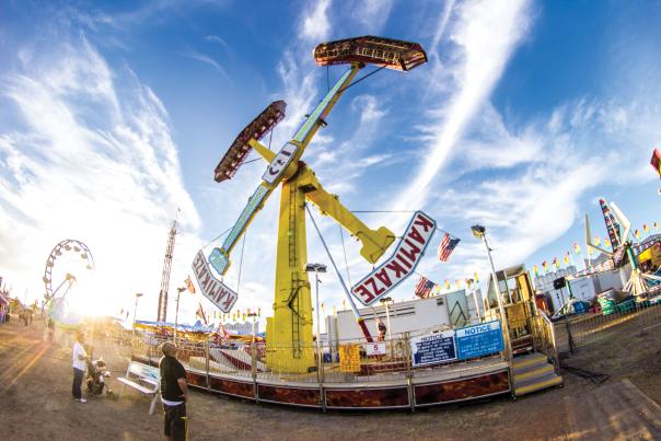 Daredevil carnival rides await thrill-seekers at the Lea County Fair