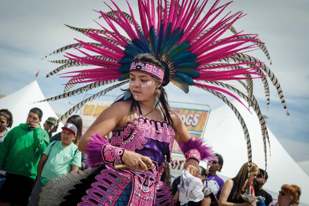 Dancers come from all over for the Gathering of Nations.
