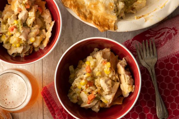 green chile chicken pot pie