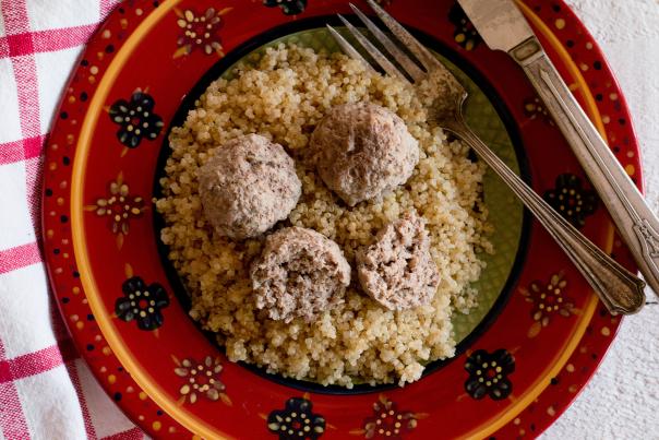 Buffalo Meatballs and Quinoa