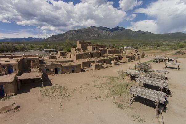 Taos Pueblo Ariel