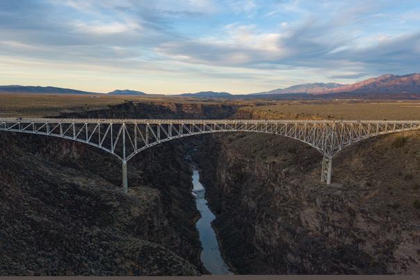 Taos Gorge Bridge In New Mexico