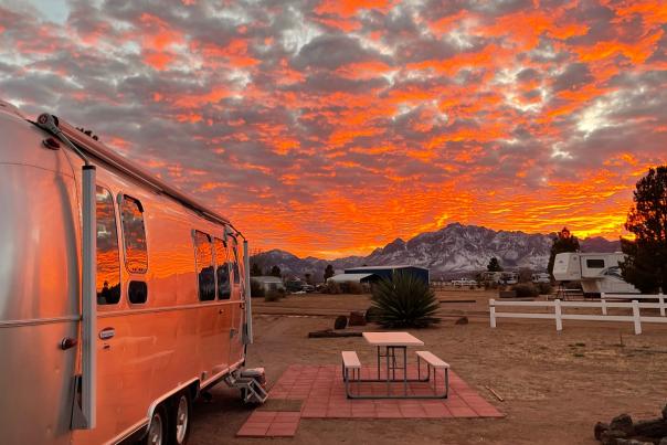 Mountain views at Rusty’s RV Ranch