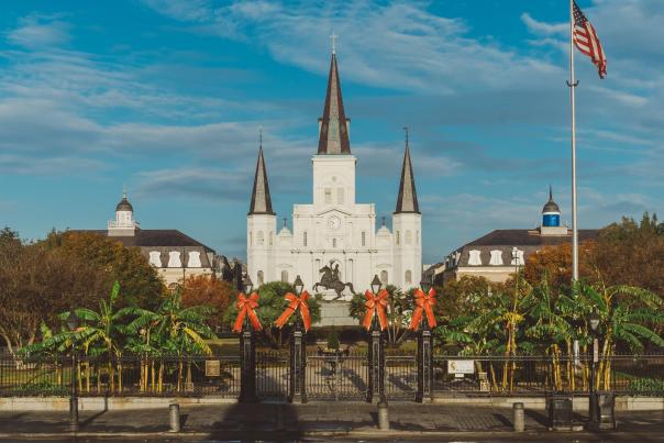 Jackson Square in December