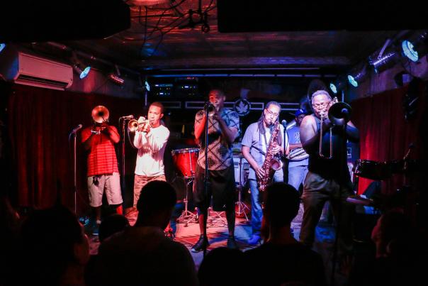 Rebirth Brass Band at the Maple Leaf Bar