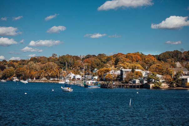 Tiverton Harbor Fall