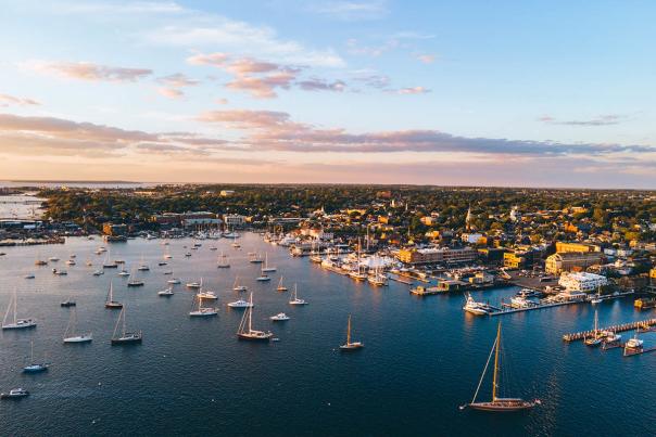 Copy of Newport Aerial Sunset