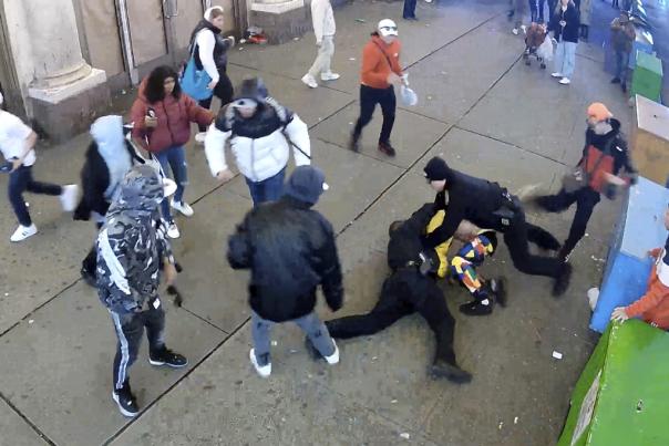 Times Square Migrant Brawl