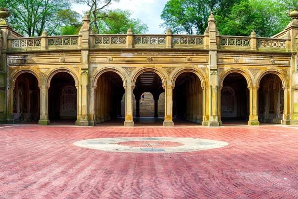bethesda terrace at central park in new york city