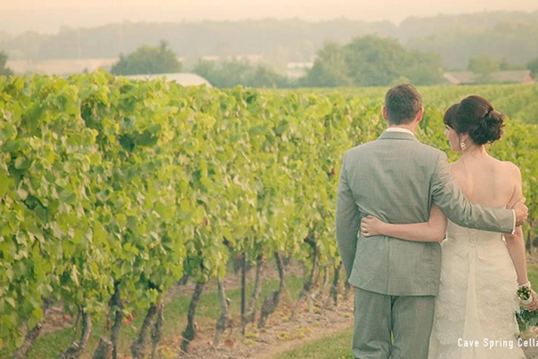 Wedding Vineyard Outdoor Couple